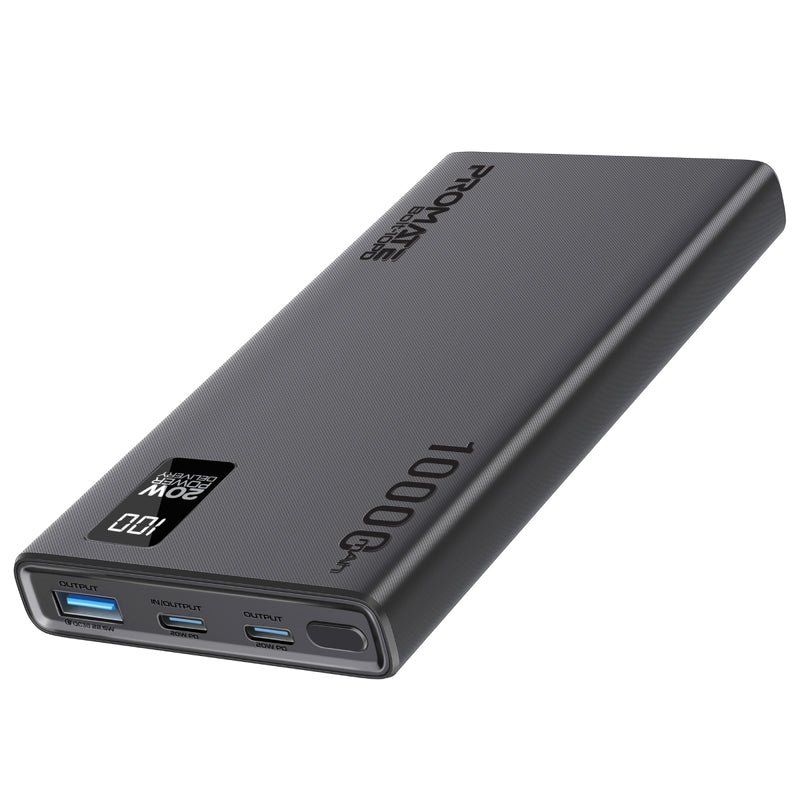 Compact Smart Charging Power Bank with 20W PD Dual USB-C and 22.5W USB-A Ports - Image 2